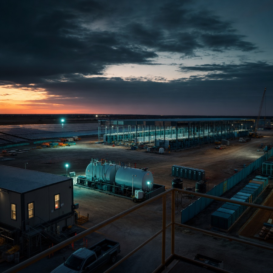 Project manager at a Texas jobsite